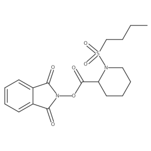 1,3-dioxo-2,3-dihydro-1H-isoindol-2-yl 1-(butane-1-sulfonyl)piperidine-2-carboxylate Structure
