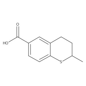 2-Methylthiochromane-6-carboxylic acid结构式