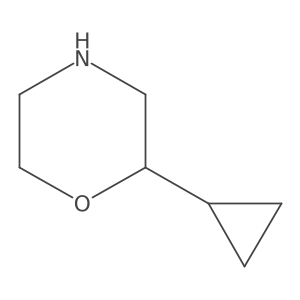 (R)-2-Cyclopropylmorpholine结构式