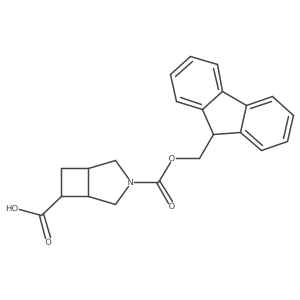 3-{[(9H-fluoren-9-yl)methoxy]carbonyl}-3-azabicyclo[3.2.0]heptane-6-carboxylic acid Structure