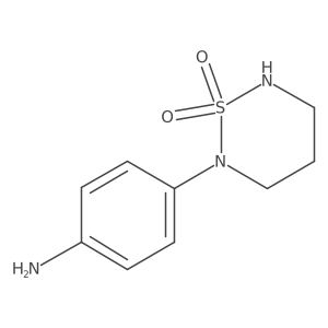 4-(1,1-Dioxo-1,2,6-thiadiazinan-2-yl)aniline Structure