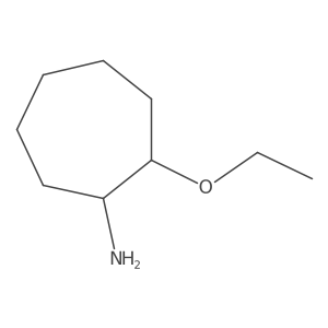 (1R,2R)-2-Ethoxycycloheptan-1-amine Structure