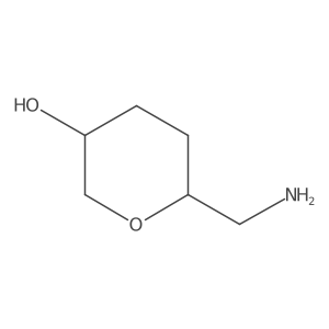 6-(Aminomethyl)tetrahydro-2H-pyran-3-ol结构式