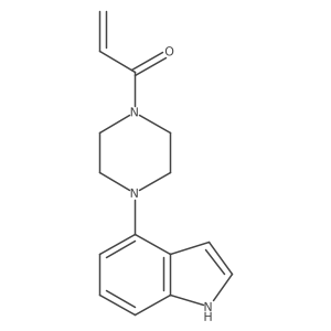 1-[4-(1H-Indol-4-yl)piperazin-1-yl]prop-2-en-1-one Structure