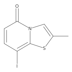 8-Iodo-2-methyl-5H-thiazolo[3,2-a]pyridin-5-one Structure