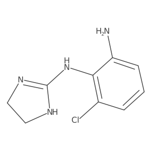6-chloro-N1-(4,5-dihydro-1H-imidazol-2-yl)benzene-1,2-diamine结构式