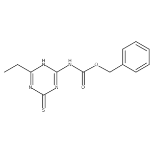 benzyl N-(4-ethyl-6-sulfanyl-1,3,5-triazin-2-yl)carbamate Structure
