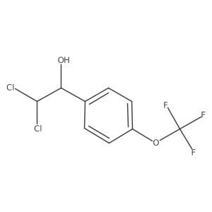2,2-Dichloro-1-(4-(trifluoromethoxy)phenyl)ethanol Structure