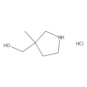 (R)-(3-Methylpyrrolidin-3-YL)methanol hydrochloride结构式