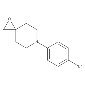 6-(4-Bromophenyl)-1-oxa-6-azaspiro[2.5]octane结构式