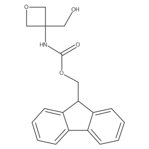 (9H-fluoren-9-yl)methyl N-[3-(hydroxymethyl)oxetan-3-yl]carbamate Structure