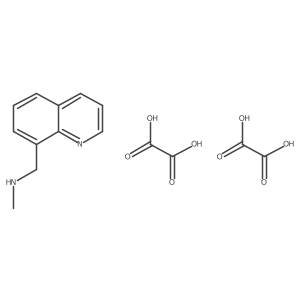 N-Methyl-1-(8-quinolinyl)methanamine oxalate (2:1) Structure