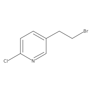 5-(2-Bromoethyl)-2-chloropyridine结构式