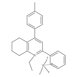 1-Ethyl-4-(4-methylphenyl)-2-phenyl-5,6,7,8-tetrahydroquinolin-1-ium tetrafluoroborate Structure