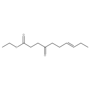 Ethyl (7Z)-4-Oxo-7-decanoic Acid Ester结构式