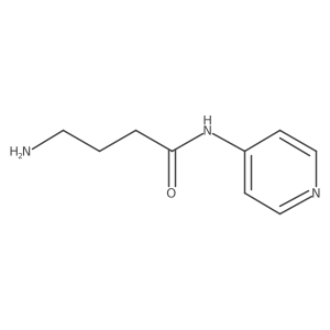4-amino-N-(pyridin-4-yl)butanamide结构式