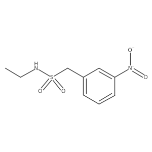 N-ethyl-1-(3-nitrophenyl)methanesulfonamide结构式