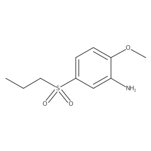 2-Methoxy-5-propylsulfonylaniline Structure