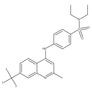 C21H22F3N3O2S Structure