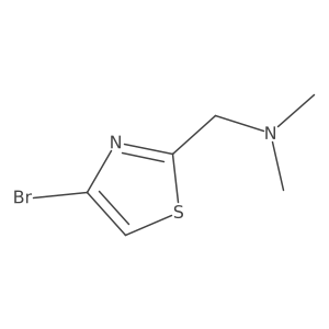 1-(4-bromo-1,3-thiazol-2-yl)-N,N-dimethylmethanamine结构式