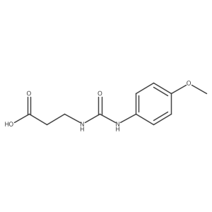 3-{[(4-Methoxyphenyl)carbamoyl]amino}propanoic acid Structure