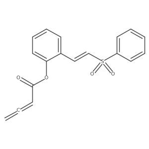2-[(1E)-2-(Phenylsulfonyl)ethenyl]phenyl 2,3-butadienoate Structure
