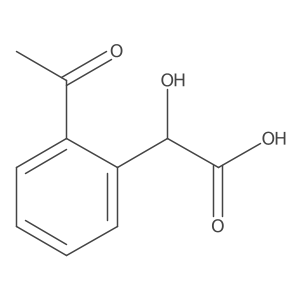 2-(2-Acetylphenyl)-2-hydroxyacetic acid结构式