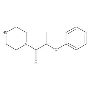 2-Phenoxy-1-(piperazin-1-yl)propan-1-one结构式