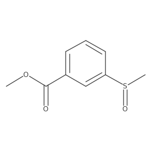 Methyl 3-(methylsulfinyl)benzoate Structure