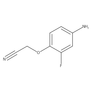 2-(4-Amino-2-fluorophenoxy)acetonitrile结构式