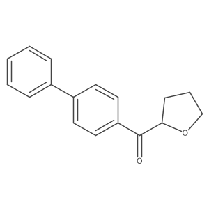 2-(4-Phenylbenzoyl)oxolane结构式