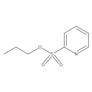 Propyl 2-pyridinesulfonate结构式