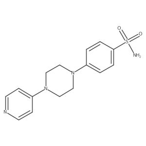 Benzenesulfonamide,4-[4-(4-pyridinyl)-1-piperazinyl]- Structure