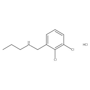 [(2,3-Dichlorophenyl)methyl](propyl)amine hydrochloride结构式