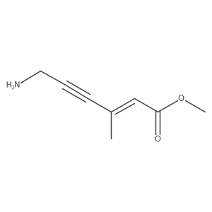 Methyl 6-amino-3-methylhex-2-en-4-ynoate结构式