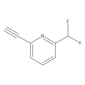 2-(Difluoromethyl)-6-ethynylpyridine Structure