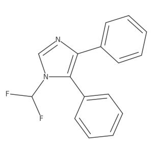 1-Difluoromethyl-4,5-diphenyl-1h-imidazole结构式
