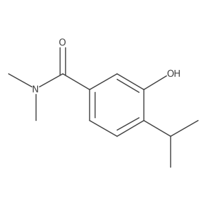 3-Hydroxy-4-isopropyl-N,N-dimethylbenzamide Structure