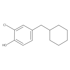 2-Chloro-4-(cyclohexylmethyl)phenol Structure