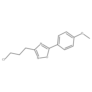 3-(3-Chloropropyl)-5-(4-methoxyphenyl)-1,2,4-oxadiazole Structure