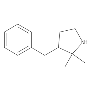 3-Benzyl-2,2-dimethylpyrrolidine结构式