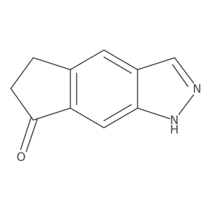 Cyclopent[f]indazol-7(1H)-one, 5,6-dihydro-结构式