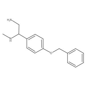 1-(4-(benzyloxy)phenyl)-N1-methylethane-1,2-diamine Structure