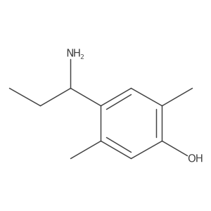 4-(1-Aminopropyl)-2,5-dimethylphenol结构式