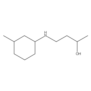4-[(3-Methylcyclohexyl)amino]butan-2-ol Structure