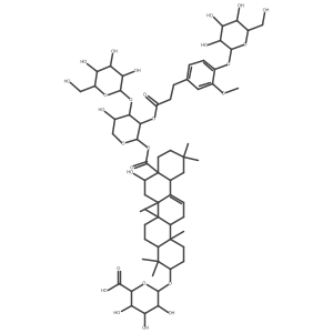 Tragopogonsaponin R结构式