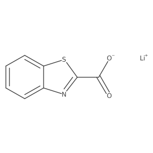 Lithium;1,3-benzothiazole-2-carboxylate结构式