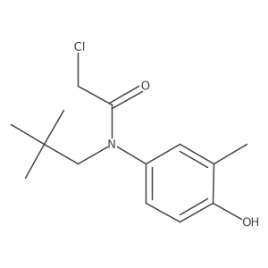 2-chloro-N-(4-hydroxy-3-methylphenyl)-N-neopentyla结构式