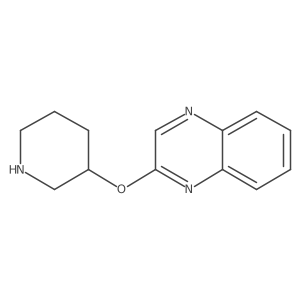 2-(Piperidin-3-yloxy)quinoxaline结构式
