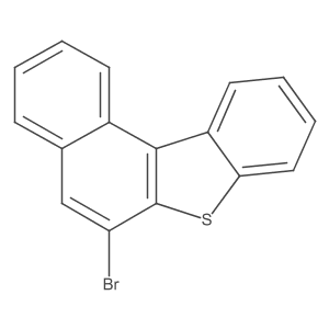 6-Bromobenzo[b]naphtho[1,2-d]thiophene结构式